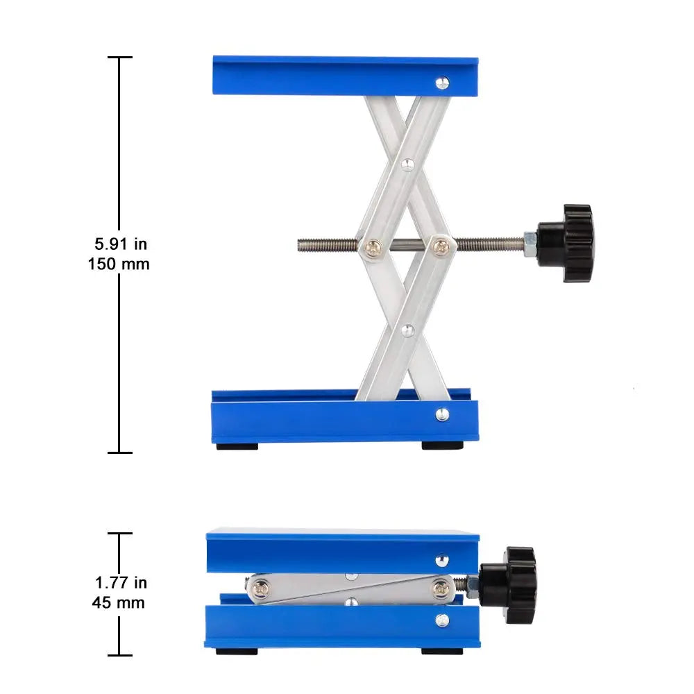 Detailed structural assembly component for StonyLab Lab Scissor Jack