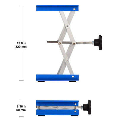 Anodized Aluminum Lab Support Scissor Jack Scissor Jacks