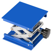 Close-up view showing the precise design and material of StonyLab Lab Scissor Jack