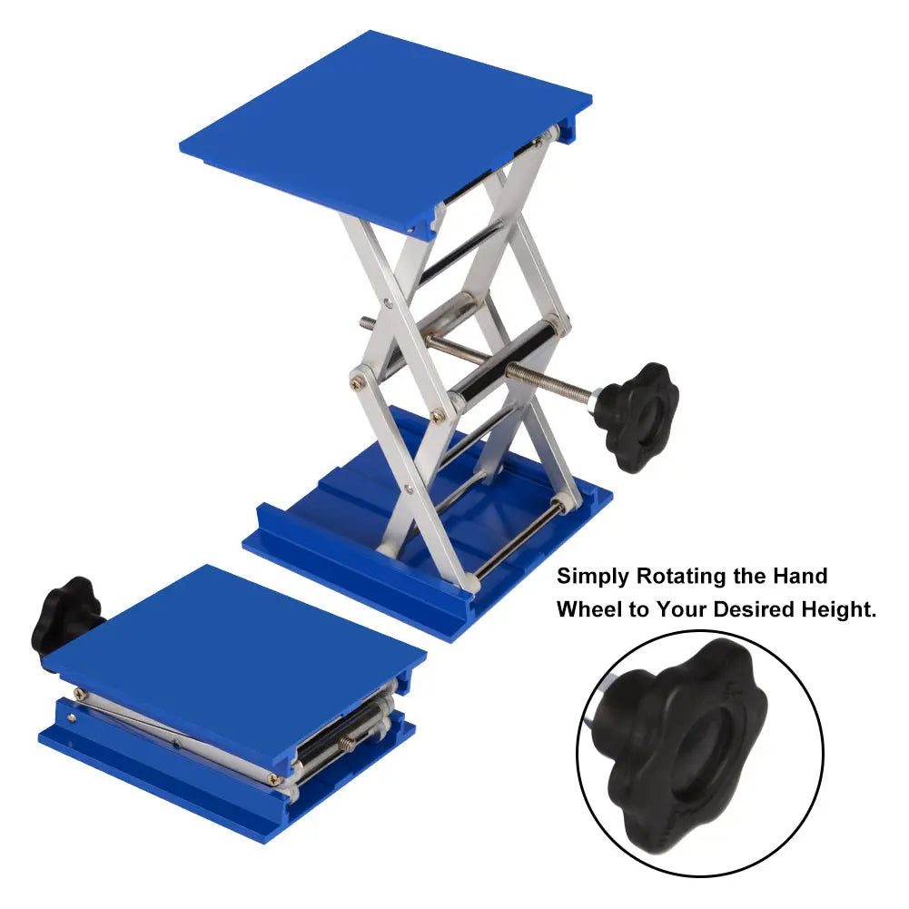StonyLab Lab Scissor Jack heavy duty chemical processing configuration