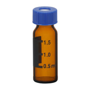 StonyLab Brown Autosampler Vials with Cap Liners for professional laboratory applications