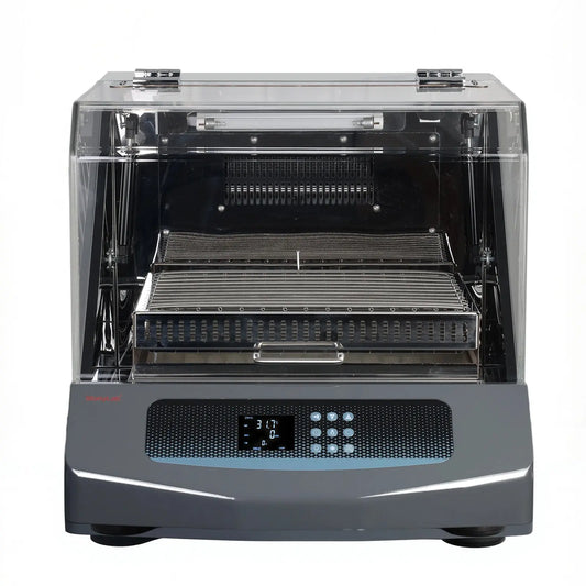Benchtop Incubator Shaker, 20–300 rpm, PID Temperature Control, +5°C Above Ambient or 4-65°C