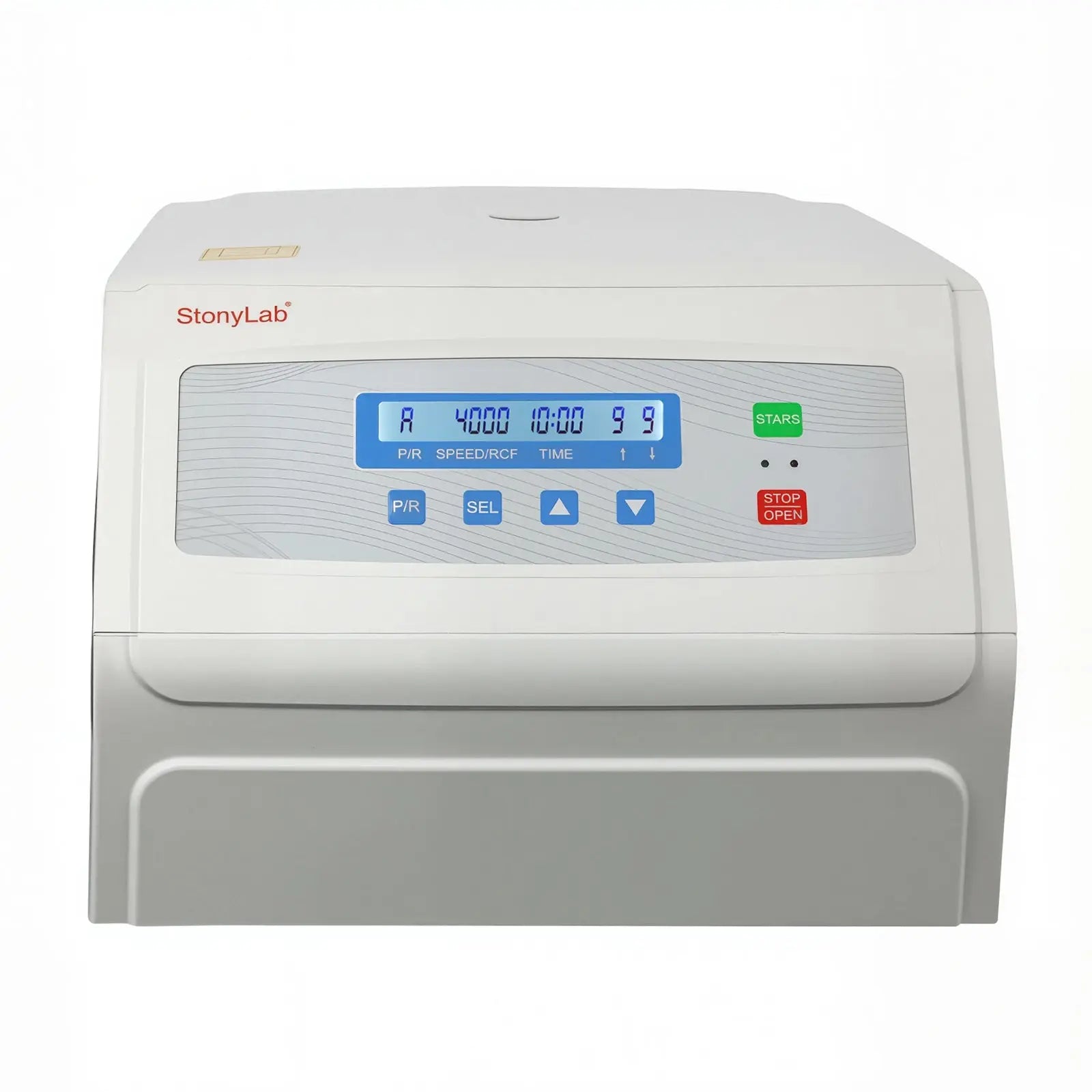 Benchtop low-speed centrifuge up to 4000 rpm 2250 × g with compatible 5–50 ml tube rotor for laboratory sample separation StonyLab
