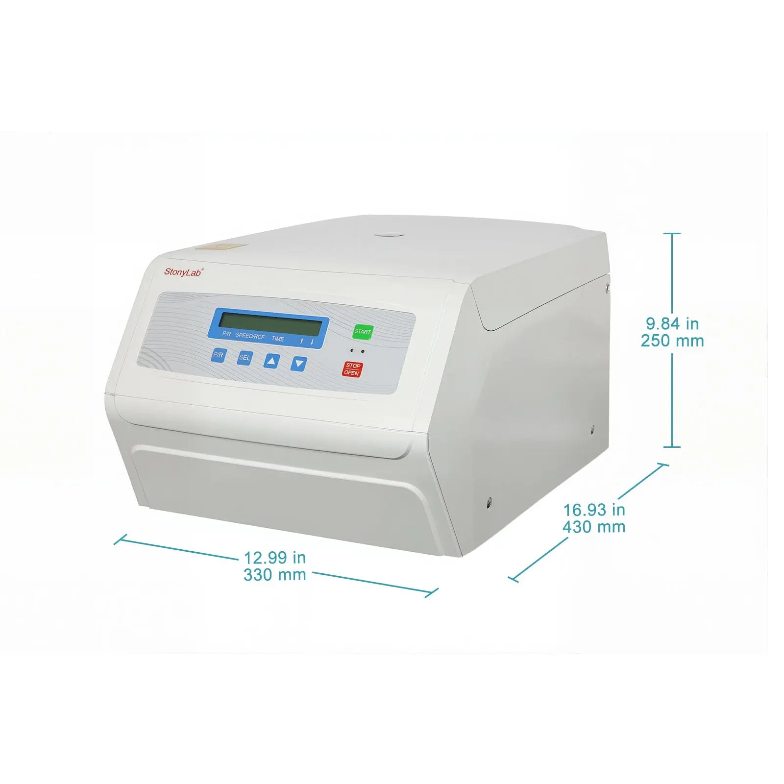 Benchtop low-speed centrifuge up to 4000 rpm 2250 × g with compatible 5–50 ml tube rotor for laboratory sample separation StonyLab