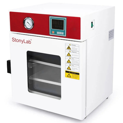 Benchtop Vacuum Drying Oven, 24-214 L, RT-250°C, 133 Pa Oven-Vacuum Drying