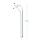 Bent Distillation Adapter with 100 mm Tapered Drip Tube, 105 Degree Adapters - Distilling