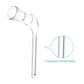 Bent Distillation Adapter with 100 mm Tapered Drip Tube, 105 Degree Adapters - Distilling