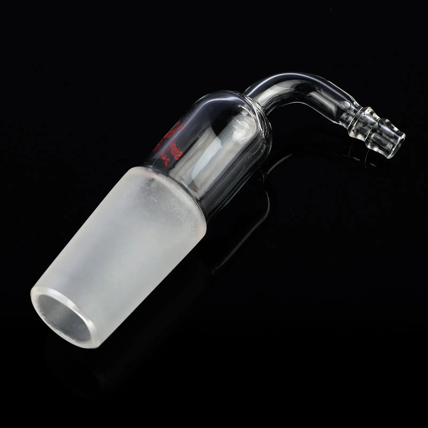 Bent Inlet Adapter With Male Joint and 10 mm Hose Connection Adapters-Inlets/Thermometer