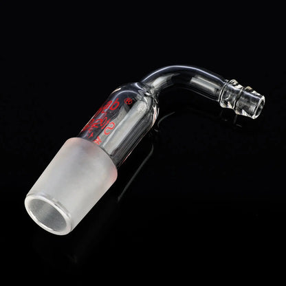 Bent Inlet Adapter With Male Joint and 10 mm Hose Connection Adapters-Inlets/Thermometer