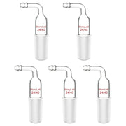 Comprehensive product view and setup components for StonyLab Bent Inlet Adapter with a 10 mm Hose Connection and Male Joint