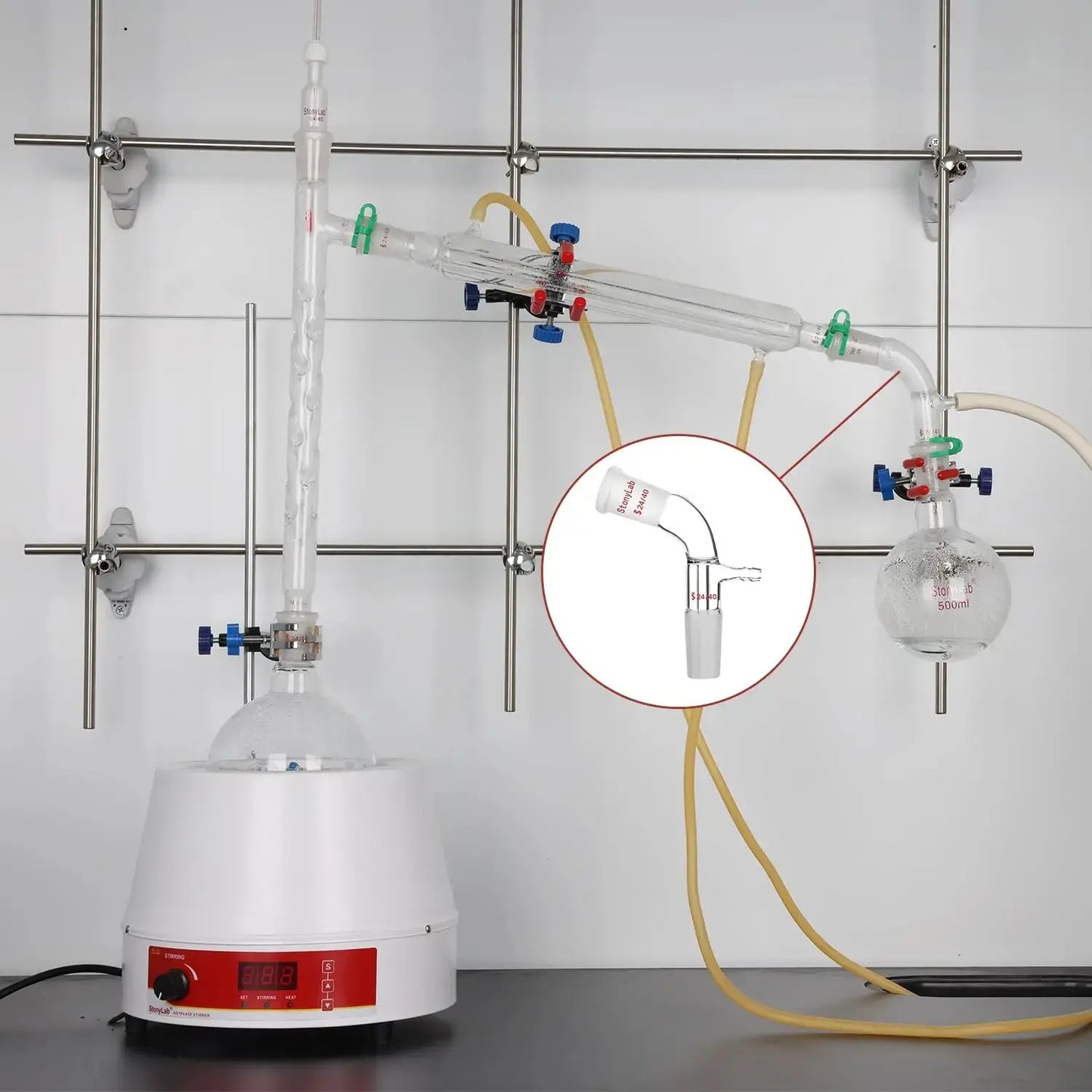 Bent Vacuum Take-Off Adapter Adapters - Flow Control / Vacuum