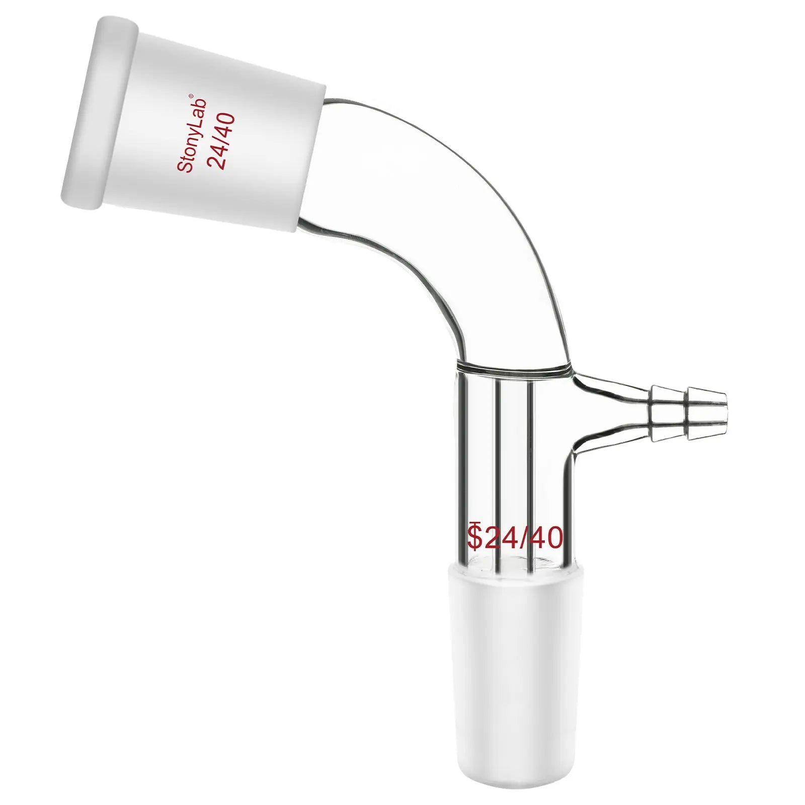 StonyLab Bent Vacuum Take-Off Adapter for professional laboratory applications