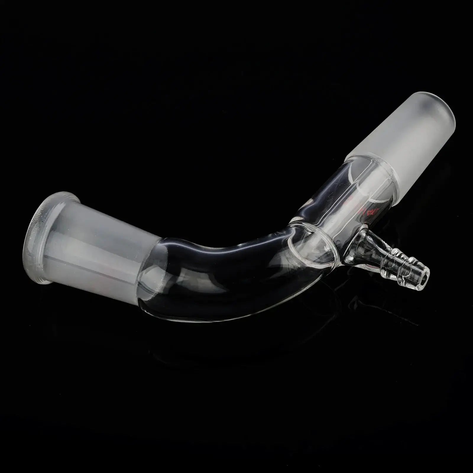 Alternative angle showing underlying build quality of StonyLab Bent Vacuum Take-Off Adapter