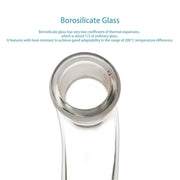 Side view and dimensional layout of the durable StonyLab Bent Vacuum Take-Off Adapter