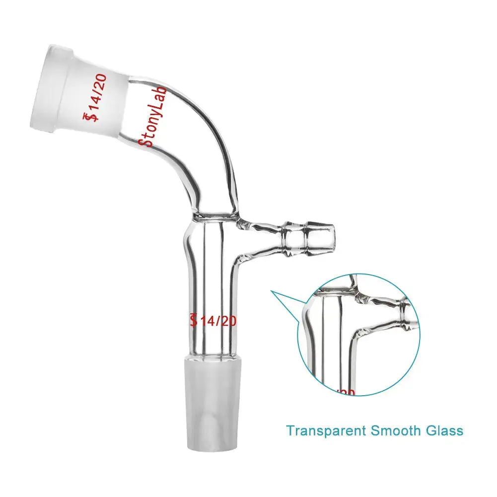 StonyLab Bent Vacuum Take-Off Adapter heavy duty chemical processing configuration
