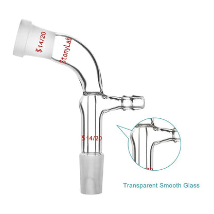 Bent Vacuum Take-Off Adapter - StonyLab Adapters - Flow Control / Vacuum 