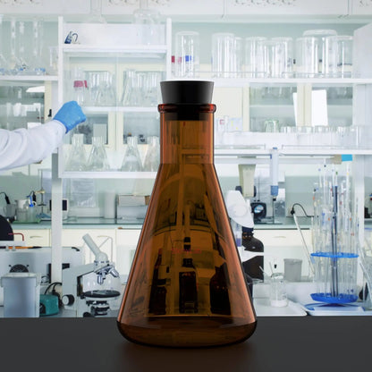 Black Rubber Stoppers, Solid, Size #000 - #12