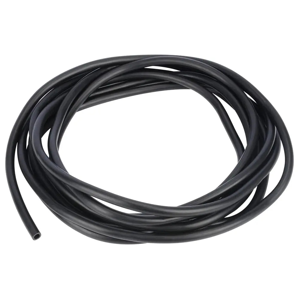 Black Rubber Tubing, 1/4-5/16 in ID x 3/8-15/32 in OD (6-8 mm x 9-12 mm), 1-5 m Tubings-Rubber