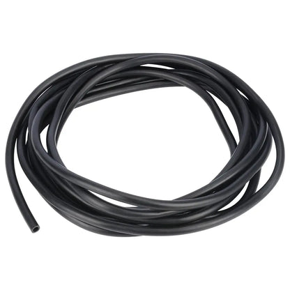 Black Rubber Tubing, 1/4-5/16 in ID x 3/8-15/32 in OD (6-8 mm x 9-12 mm), 1-5 m Tubings-Rubber