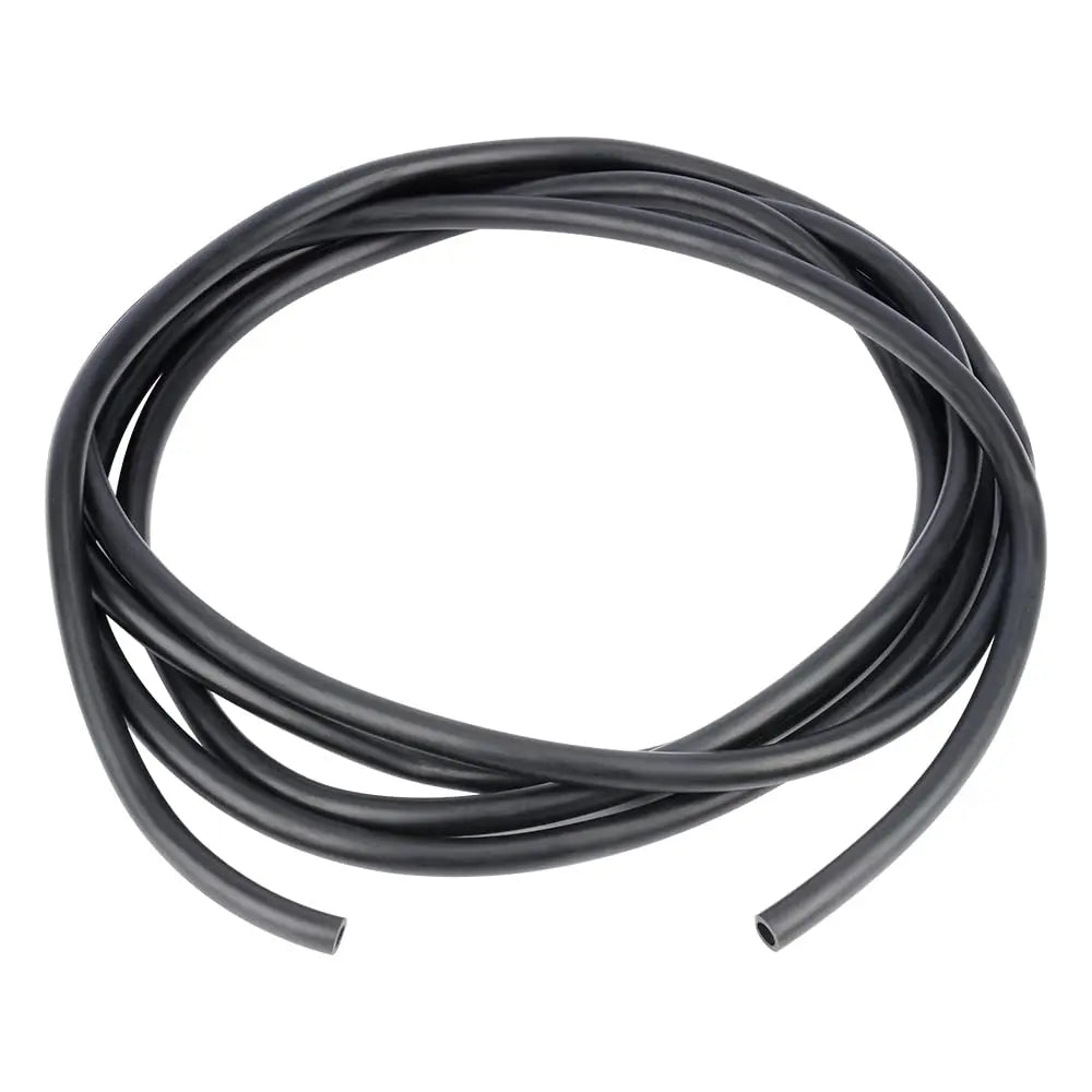 Black Rubber Tubing, 1/4-5/16 in ID x 3/8-15/32 in OD (6-8 mm x 9-12 mm), 1-5 m Tubings-Rubber