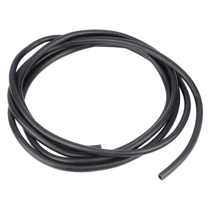 Black Rubber Tubing, 1/4-5/16 in ID x 3/8-15/32 in OD (6-8 mm x 9-12 mm), 1-5 m Tubings-Rubber