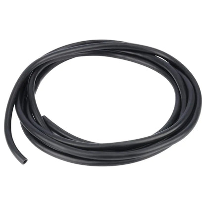 Black Rubber Tubing, 1/4-5/16 in ID x 3/8-15/32 in OD (6-8 mm x 9-12 mm), 1-5 m Tubings-Rubber