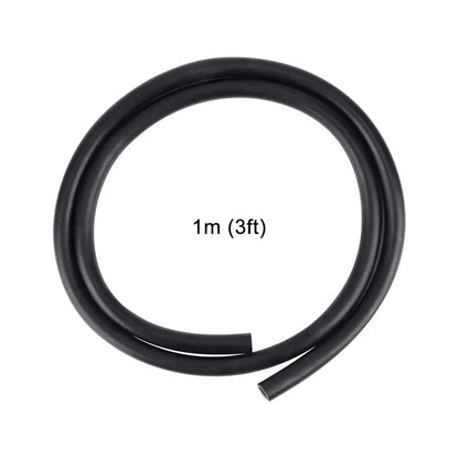 Black Rubber Tubing, ID (8 mm) x OD (12 mm) Tubings