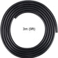 Black Rubber Tubing, ID(6mm) x OD(9mm) - StonyLab Tubings 3-Meter