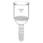 Borosilicate Glass Buchner Filtration Funnel - StonyLab Buchner Funnels 60-ml