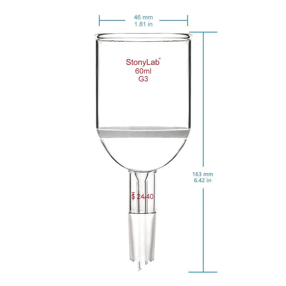 Entonnoir de filtration en verre borosilicaté 3.3 - Materiel pour Entonnoir de filtration en verre borosilicaté 3.3 - Materiel pour