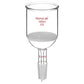 Borosilicate Glass Buchner Filtration Funnel - StonyLab Buchner Funnels 100-ml