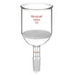 Borosilicate Glass Buchner Filtration Funnel - StonyLab Buchner Funnels 250-ml
