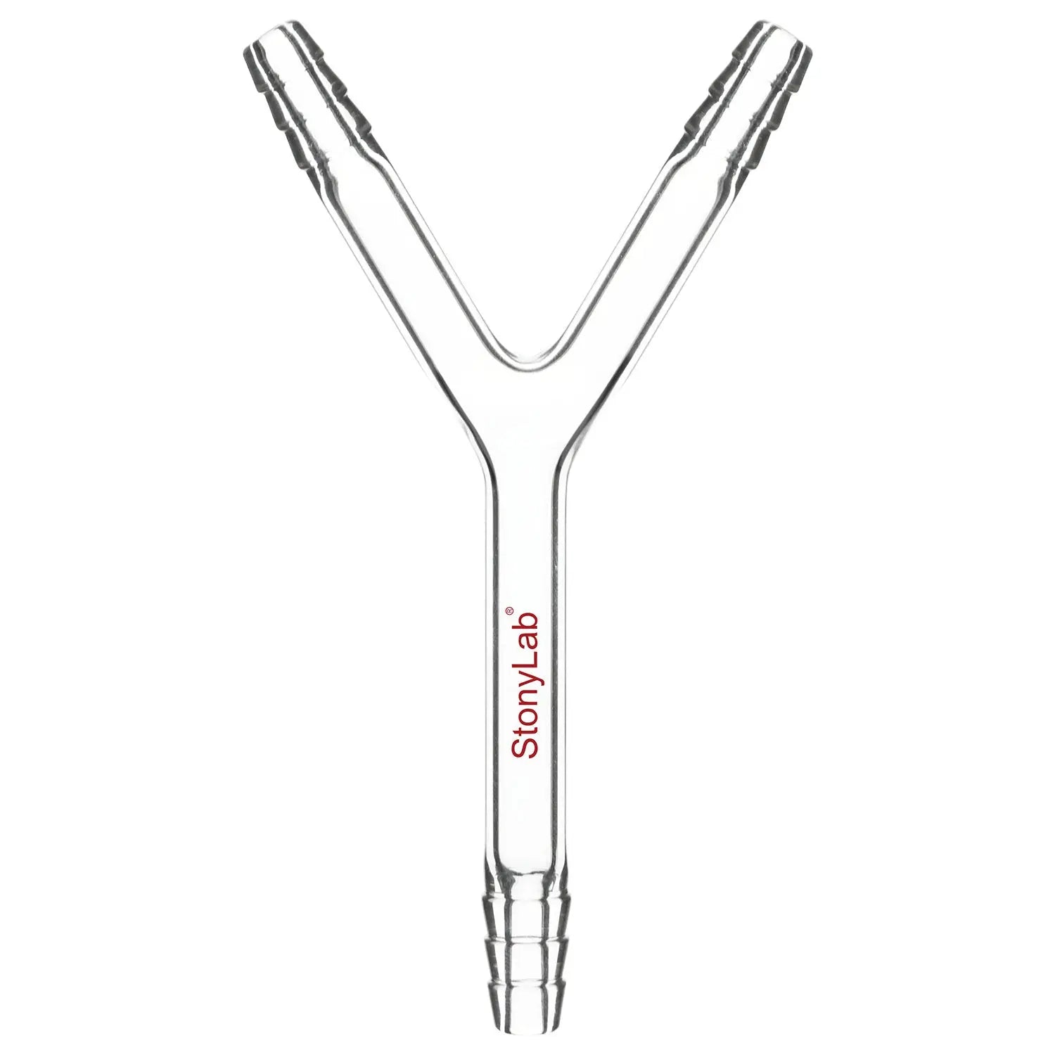 StonyLab Y-Shaped 3-Way Gas Circulation Connection Adapter for professional laboratory applications
