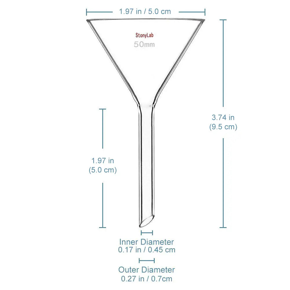 Borosilicate Glass Filter Funnel Funnels - Glass/Powder/Weighing/Equalizing