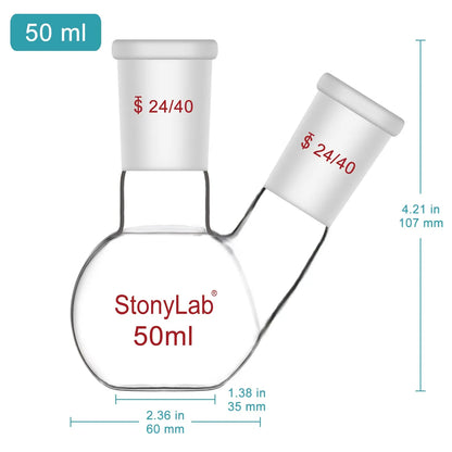 Borosilicate Glass Flat Bottom Boiling Flask Flasks - Flat Bottom