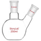 Borosilicate Glass Flat Bottom Boiling Flask Flasks - Flat Bottom 250-ml