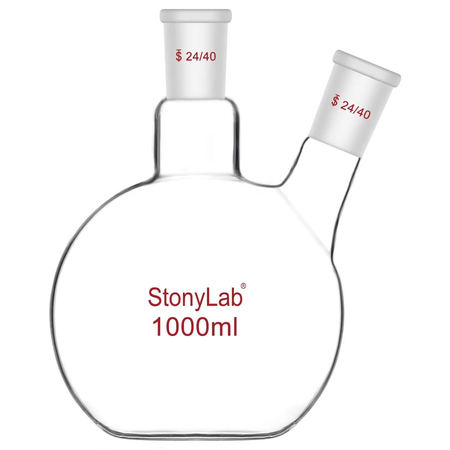 Borosilicate Glass Flat Bottom Boiling Flask Flasks - Flat Bottom 1000-ml