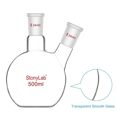 Borosilicate Glass Flat Bottom Boiling Flask Flasks - Flat Bottom