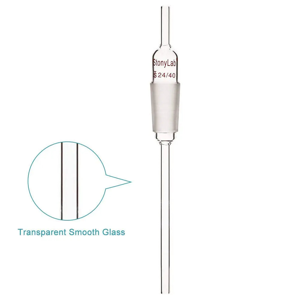 Glass Gas Inlet Tube Adapter 14/20–24/40 | StonyLab