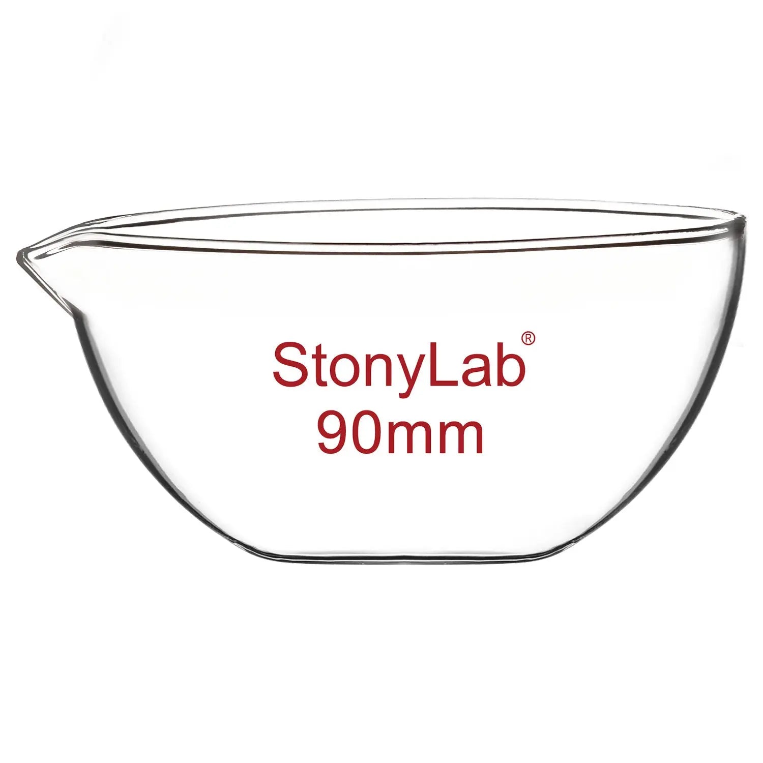 Borosilicate Glass Mixing Dish Bowl Flat Bottom Evaporation Basin Evaporating Dish