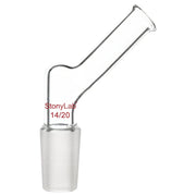 Side view and dimensional layout of the durable StonyLab Pour Out Adapter