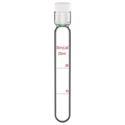 Comprehensive product view and setup components for StonyLab Borosilicate Glass Reusable Graduated Test Tubes with PTFE Screw Cap