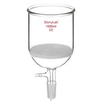 Buchner Filtering Funnel with 24/40 Male Joint and Vacuum Port, Medium Frit (40~80?m), 60-2000ml Funnels-Buchner