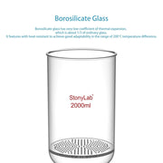 StonyLab Buchner Filtering Funnel heavy duty chemical processing configuration