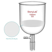 StonyLab Buchner Filtering Funnel heavy duty chemical processing configuration