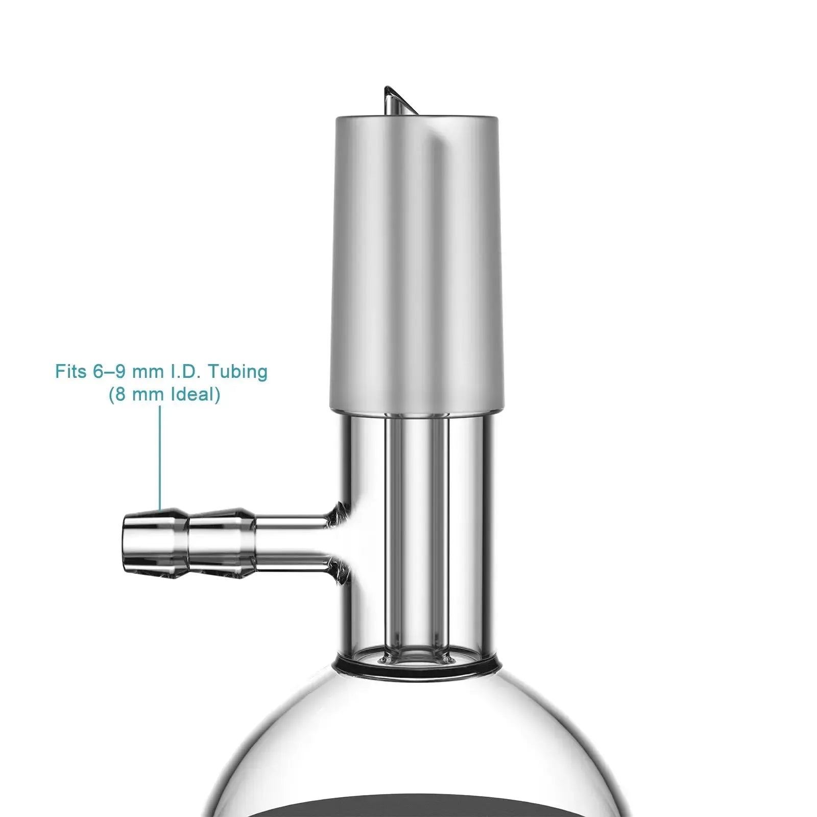 Alternative angle showing underlying build quality of StonyLab Buchner Filtering Funnel