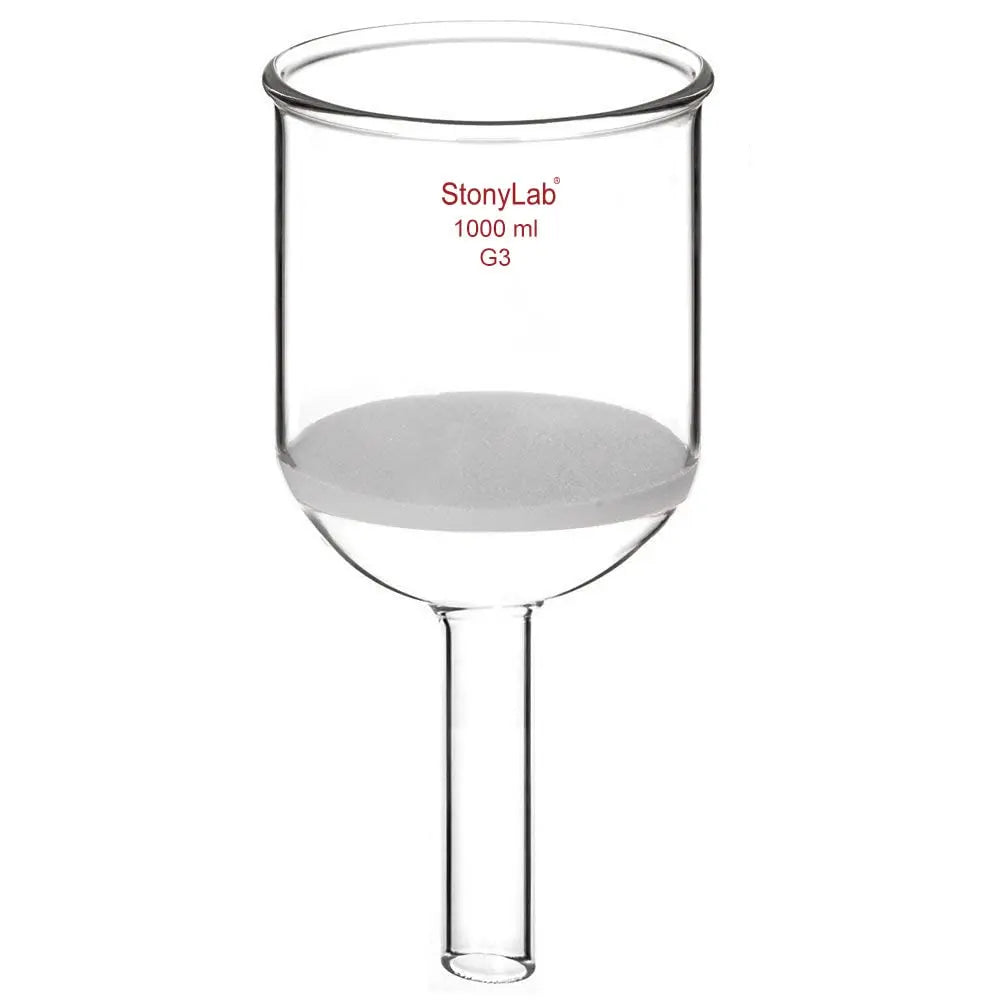 Buchner Filtering Funnel, Fine Frit (15~40μm), 60-1000ml Funnels-Buchner 1000 ml