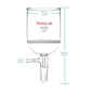 Buchner Filtering Funnel, Inner Joint, 60-1000 ml Funnels - Buchner 250-ml