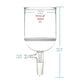Buchner Filtering Funnel, Inner Joint, 60-1000 ml Funnels - Buchner 1000-ml