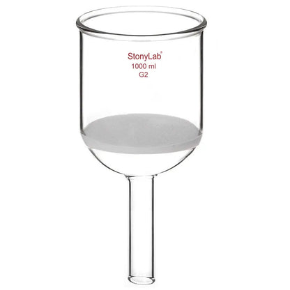 Buchner Filtering Funnel, Medium Frit (40~80μm), 60-1000ml Funnels-Buchner